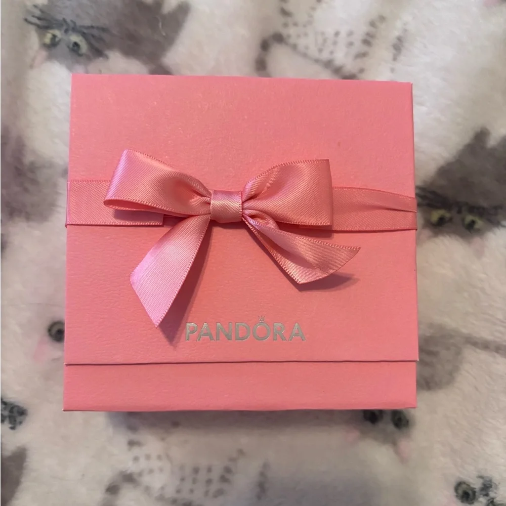 Pandora Silver Cat Charm with Meow Disc - Picture 3 of 3